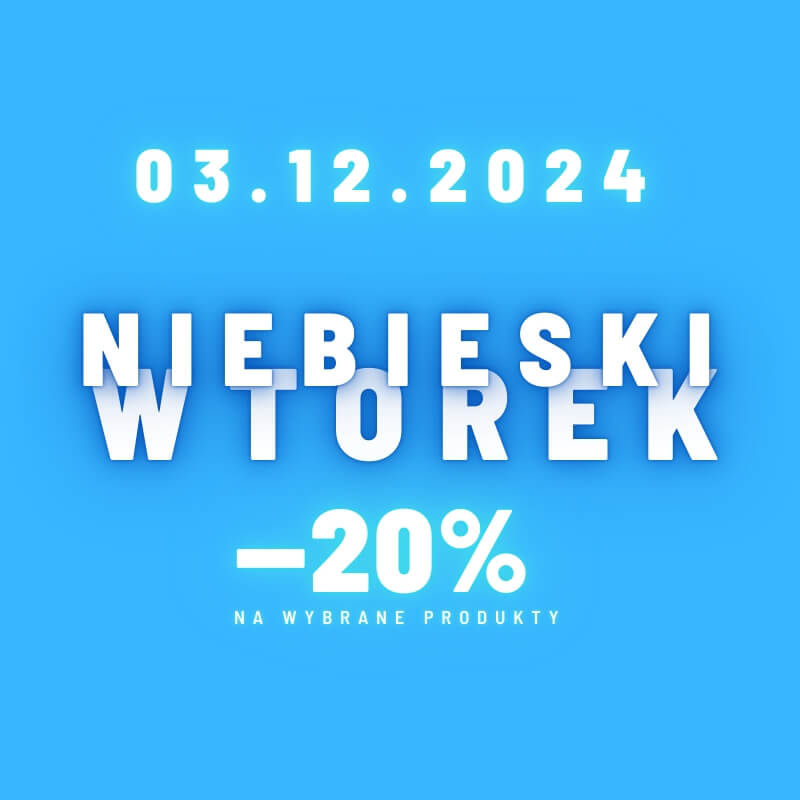 niebieski wtorek popup