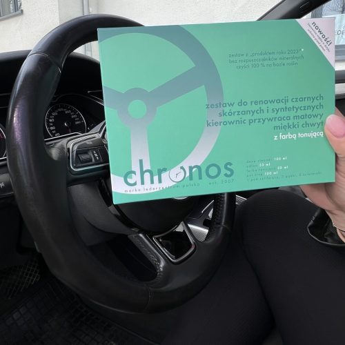 Zestaw do renowacji czarnych skórzanych i syntetycznych kierownic - obrazek 2